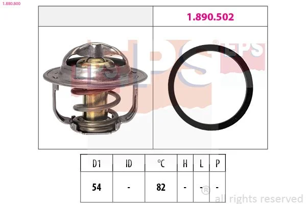 Thermostat, coolant EPS 1.880.800