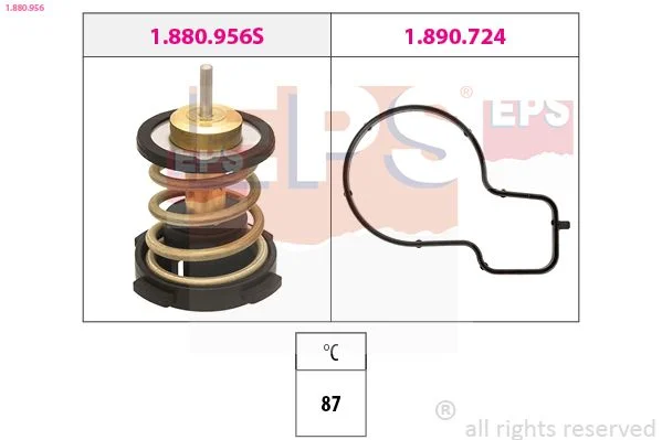 Thermostat, coolant EPS 1.880.956
