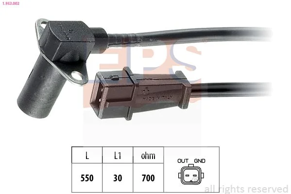 Senzor, impulz ročične gredi EPS 1.953.002