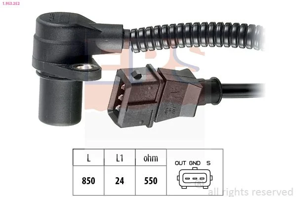 Sensor, crankshaft pulse EPS 1.953.252