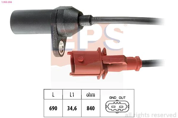 Sensor, crankshaft pulse EPS 1.953.356