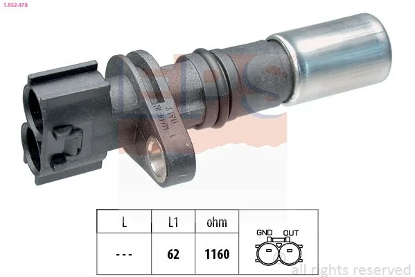 Sensor, crankshaft pulse EPS 1.953.478