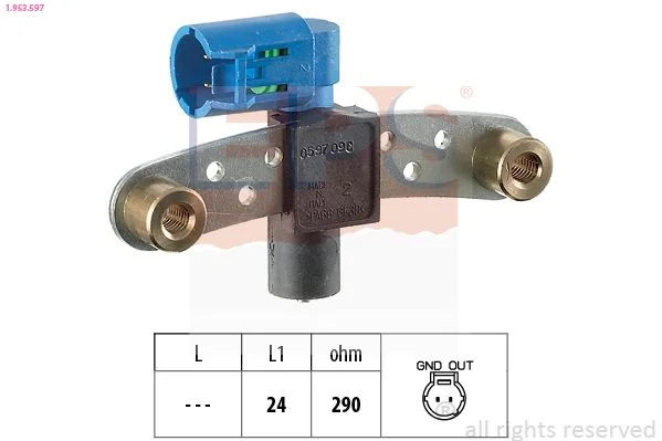 Senzor, impulz ročične gredi EPS 1.953.597
