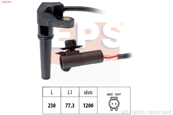 RPM Sensor, automatic transmission EPS 1.953.617