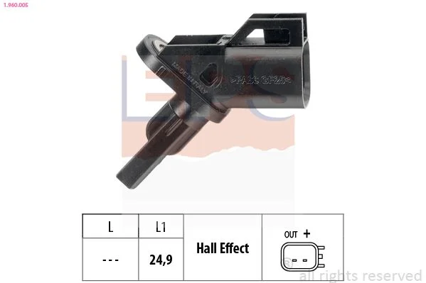 Senzor, hitrost kolesa EPS 1.960.005