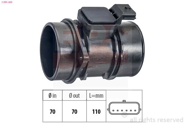 Senzor masnega pretoka zraka EPS 1.991.363