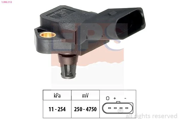 Air Pressure Sensor, altitude adaption EPS 1.993.112