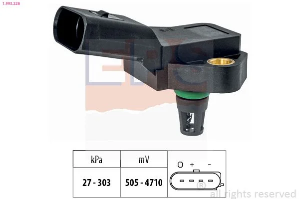 Air Pressure Sensor, altitude adaption EPS 1.993.228