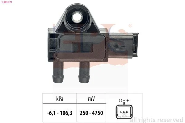 Senzor, izpušni tlak EPS 1.993.271