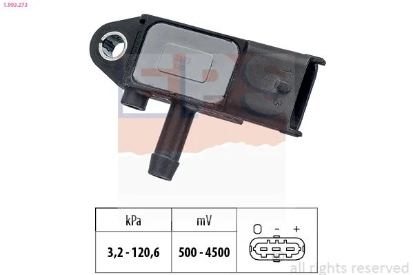 Senzor, izpušni tlak EPS 1.993.273
