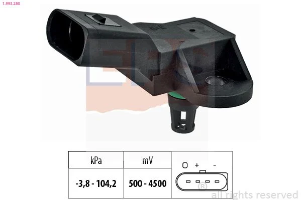 Pressure Sensor, brake booster EPS 1.993.280