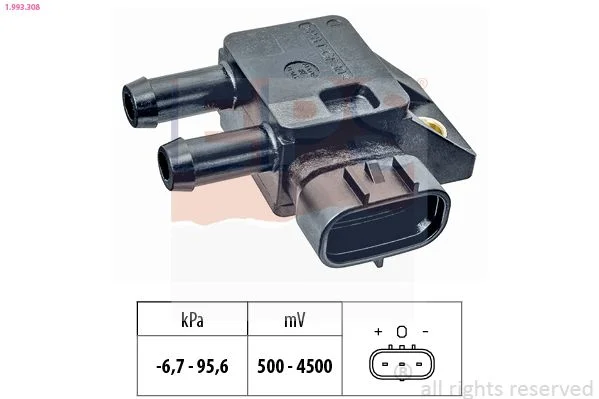 Senzor, izpušni tlak EPS 1.993.308