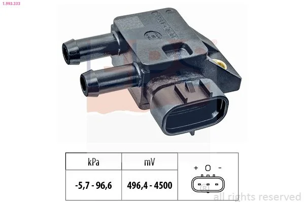 Senzor, izpušni tlak EPS 1.993.333