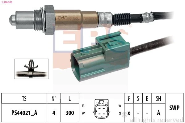 Oxygen Sensor EPS 1.998.303