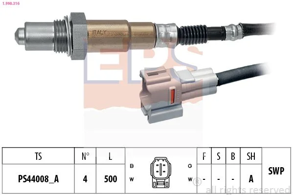 Oxygen Sensor EPS 1.998.316