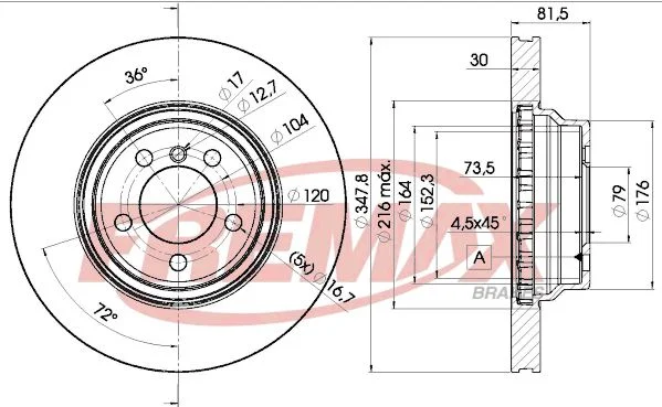 Brake Disc FREMAX BD-0267