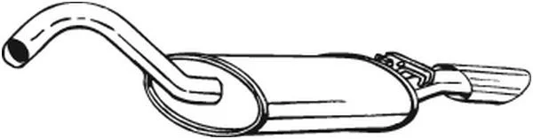 Zadnji dušilec zvoka BOSAL 105-119