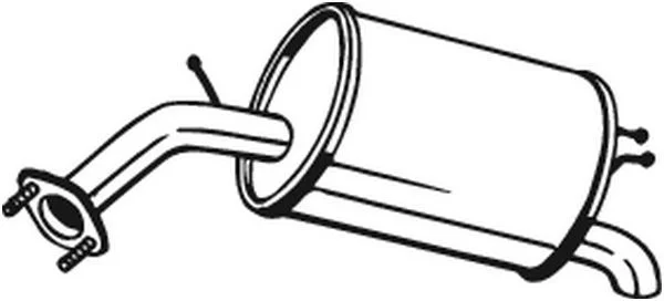 Zadnji dušilec zvoka BOSAL 128-007