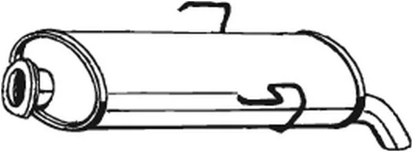 Zadnji dušilec zvoka BOSAL 135-419
