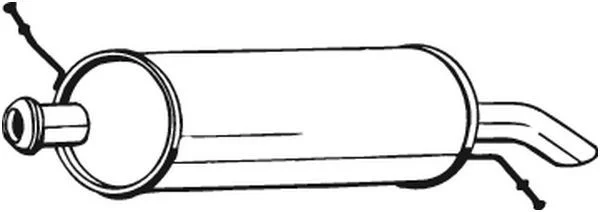 Zadnji dušilec zvoka BOSAL 135-541
