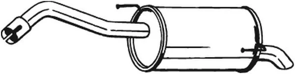Zadnji dušilec zvoka BOSAL 145-127