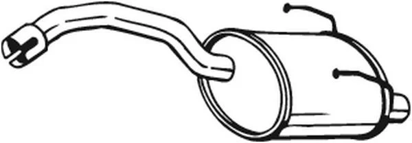 Zadnji dušilec zvoka BOSAL 148-193