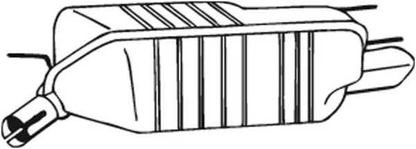 Zadnji dušilec zvoka BOSAL 185-403