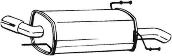 Zadnji dušilec zvoka BOSAL 185-553