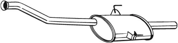 Sredinski dušilec zvoka BOSAL 200-801