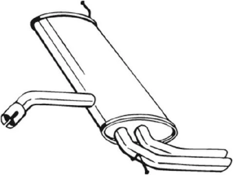 Zadnji dušilec zvoka BOSAL 227-049