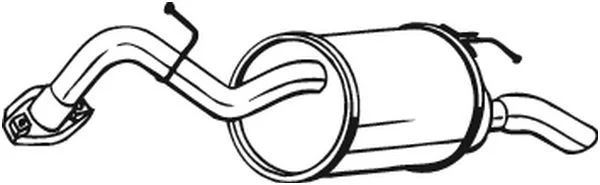 Zadnji dušilec zvoka BOSAL 228-063