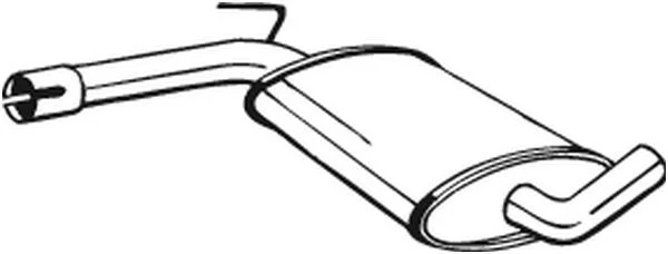 Sredinski dušilec zvoka BOSAL 233481