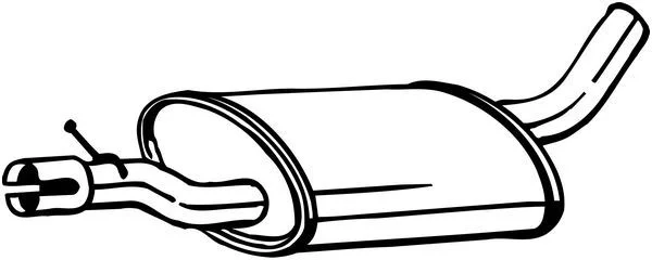 Centre Muffler BOSAL 233-545