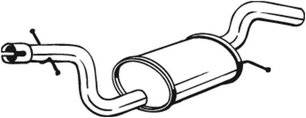 Centre Muffler BOSAL 233-719