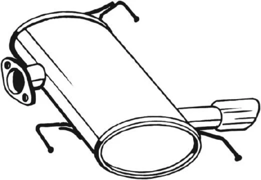 Zadnji dušilec zvoka BOSAL 247-009