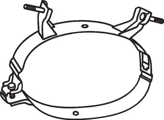 Pritrditev, izpušni sistem BOSAL 251-016