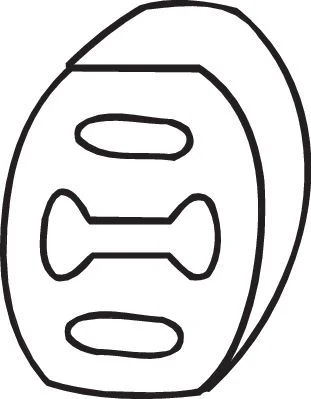 Mount, exhaust system BOSAL 255-022