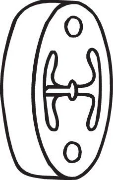 Mount, exhaust system BOSAL 255-134