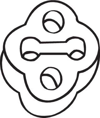Rubber Strip, exhaust system BOSAL 255-507