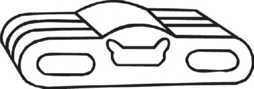 Mount, exhaust system BOSAL 255-911