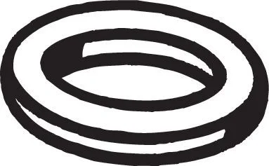 Gasket, exhaust pipe BOSAL 256-214
