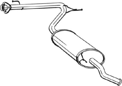 Zadnji dušilec zvoka BOSAL 281-093
