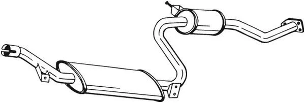 Sredinski dušilec zvoka BOSAL 283-603