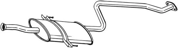 Sredinski dušilec zvoka BOSAL 284-301