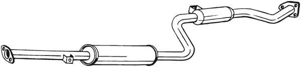 Sredinski dušilec zvoka BOSAL 285-303
