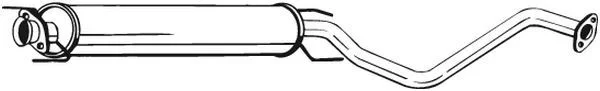 Centre Muffler BOSAL 286151