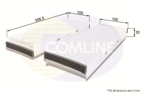Filter, cabin air COMLINE EKF164