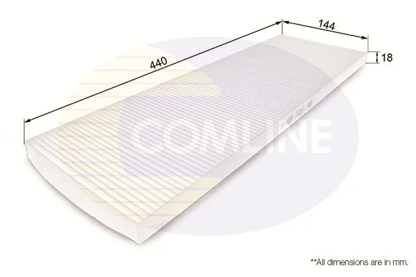 Filter, cabin air COMLINE EKF167