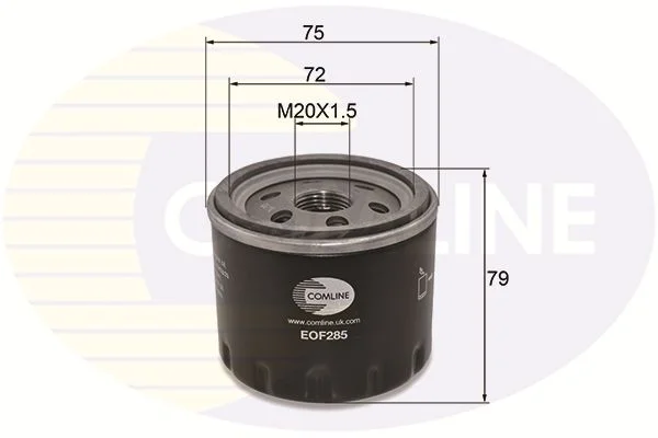 Oil Filter COMLINE EOF285
