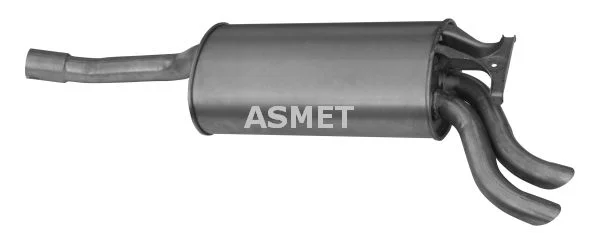 Zadnji dušilec zvoka ASMET 01.050
